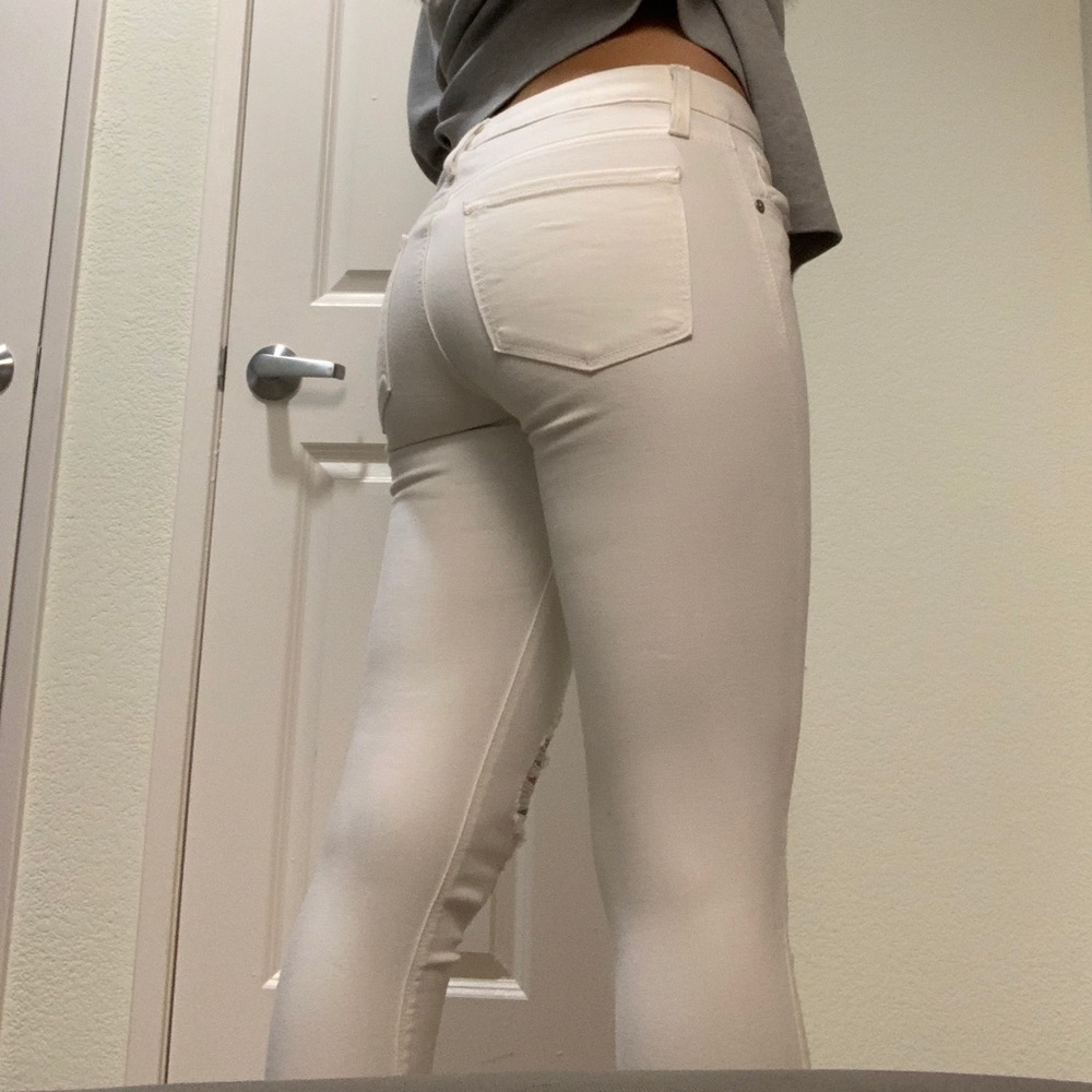 Just Black- White Skinny Jeans - Picture 4 of 6